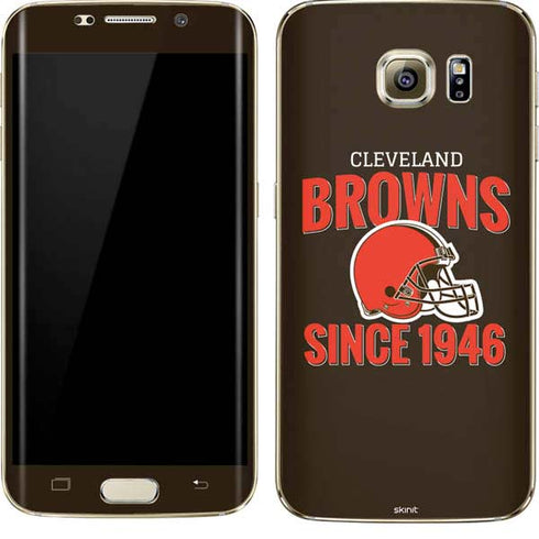 NFL Cleveland Browns Helmet Galaxy S7 Edge Skin